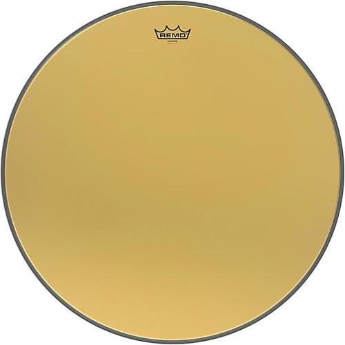 Remo Ambassador Starfire Gold Bass Drum Head 24 in.