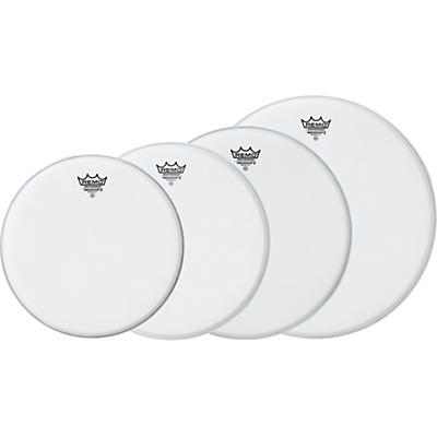 Remo Ambassador X Standard Drumhead Pack, Buy 3 Get a Free 14 Inch Head