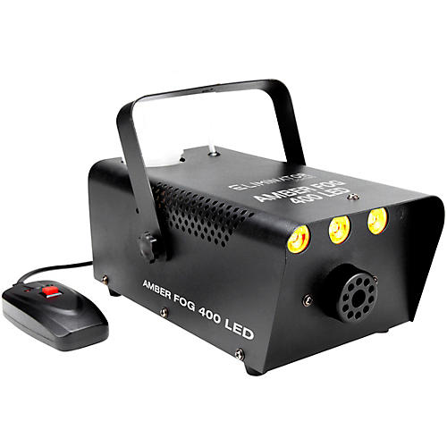 Amber Fog 400 A 400 Watt Fog Machine With Amber LEDs On the Front To Illuminate The Fog.