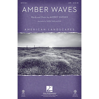 Hal Leonard Amber Waves (from American Landscapes) CHOIRTRAX CD Composed by Audrey Snyder