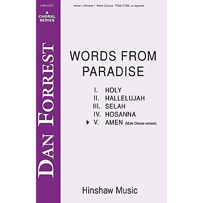 Hinshaw Music Amen TB composed by Dan Forrest