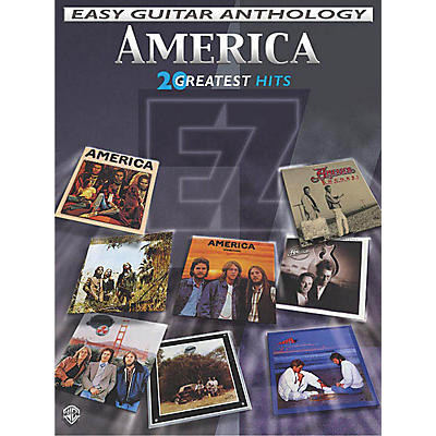 Alfred America - Easy Guitar Anthology (20 Greatest Hits) Easy Guitar Series Softcover Performed by America