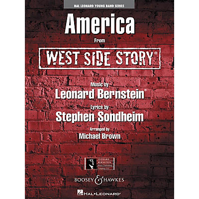 Hal Leonard America from WEST SIDE STORY - Young Concert Band Series Level 3 arranged by Michael Brown