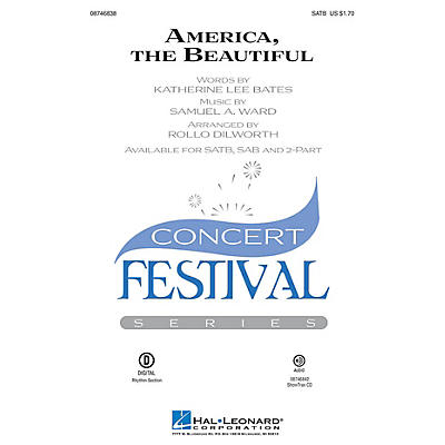 Hal Leonard America, the Beautiful 2-Part Arranged by Rollo Dilworth