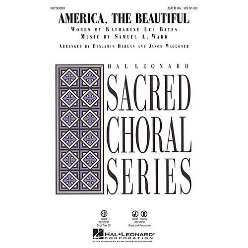 America, the Beautiful CHOIRTRAX CD Arranged by Benjamin Harlan