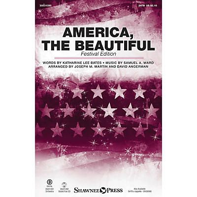 Shawnee Press America, the Beautiful (Festival Edition) Studiotrax CD Arranged by Joseph M. Martin