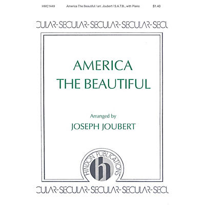 Hinshaw Music America the Beautiful SATB arranged by Joseph Joubert