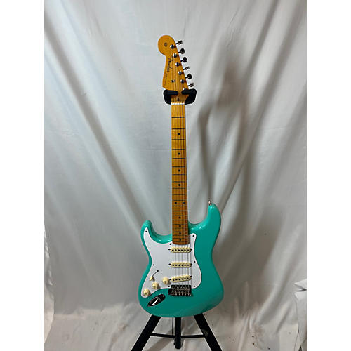 Fender American 1970S Stratocaster Left Handed Electric Guitar Seafoam Green