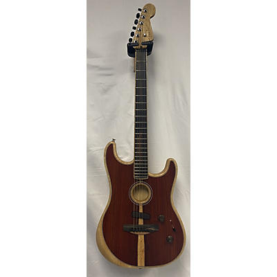Fender American Acoustasonic Cocobolo Stratocaster Acoustic Electric Guitar