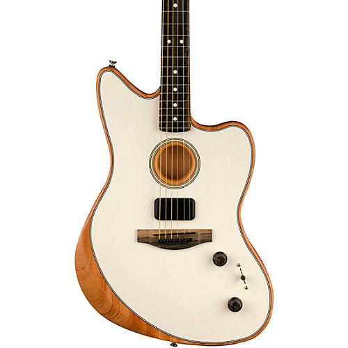 Fender American Acoustasonic Jazzmaster Acoustic-Electric Guitar Condition 2 - Blemished Arctic White 197881258825