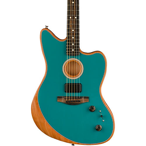 Fender American Acoustasonic Jazzmaster Acoustic-Electric Guitar Condition 2 - Blemished Ocean Turquoise 197881124861