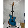 Used Fender American Acoustasonic Jazzmaster Acoustic Electric Guitar Blue