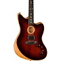 Open-Box Fender American Acoustasonic Jazzmaster All-Mahogany Acoustic-Electric Guitar Condition 2 - Blemished Bourbon Burst 197881482220