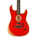 Fender American Acoustasonic Stratocaster Acoustic-Electric Guitar NaturalDakota Red