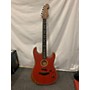 Used Fender American Acoustasonic Stratocaster Acoustic Electric Guitar Trans Red