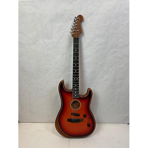 Fender American Acoustasonic Stratocaster Acoustic Electric Guitar 3 Color Sunburst