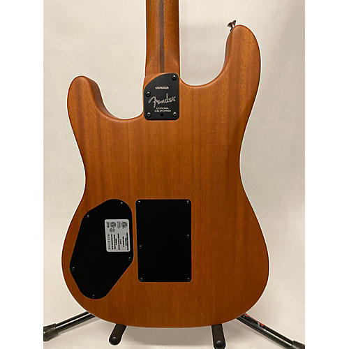 Fender American Acoustasonic Stratocaster Acoustic Electric Guitar Ebony