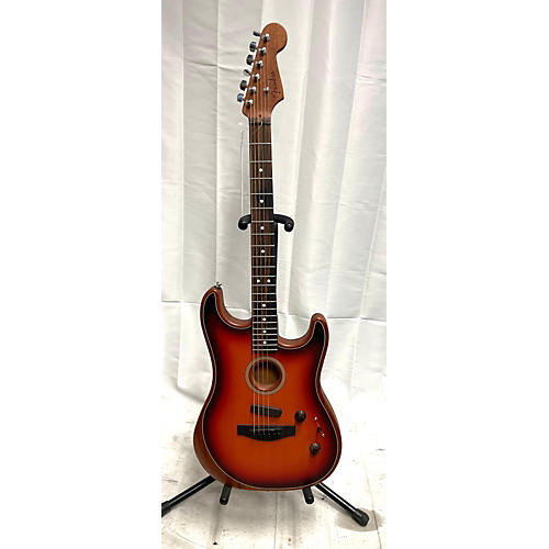 Fender American Acoustasonic Stratocaster Acoustic Electric Guitar 3 COLOR BURST