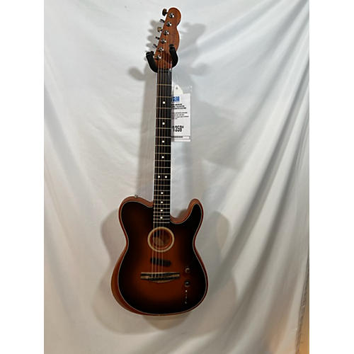 Fender American Acoustasonic Telecaster Acoustic Electric Guitar Sunburst