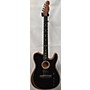 Used Fender American Acoustasonic Telecaster Acoustic Electric Guitar Black