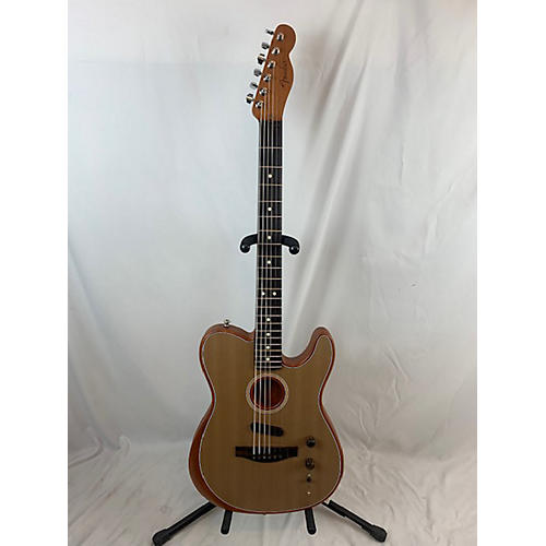 Fender American Acoustasonic Telecaster Acoustic Electric Guitar SONIC GRAY