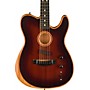 Open-Box Fender American Acoustasonic Telecaster All-Mahogany Acoustic-Electric Guitar Condition 2 - Blemished Bourbon Burst 197881140489