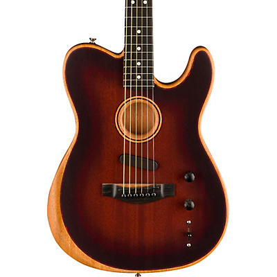 Fender American Acoustasonic Telecaster All-Mahogany Acoustic-Electric Guitar