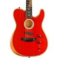 Fender American Acoustasonic Telecaster Ebony Fingerboard Acoustic-Electric Guitar Crimson RedDakota Red