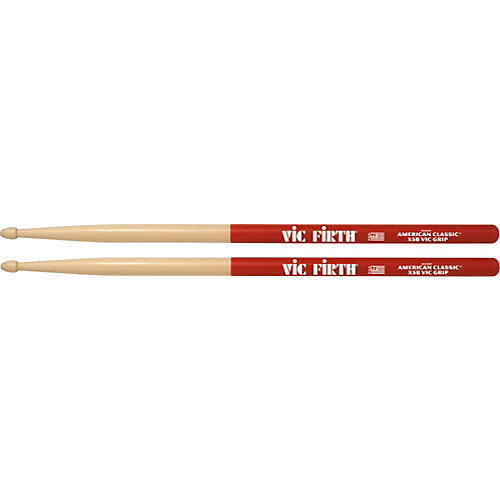 Vic Firth American Classic Extreme Drum Sticks With Vic Grip 5B Wood