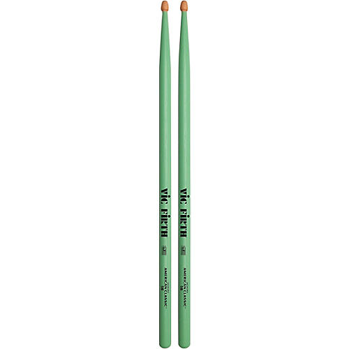 Vic Firth American Classic Seafoam Green Drum Sticks 5B Wood