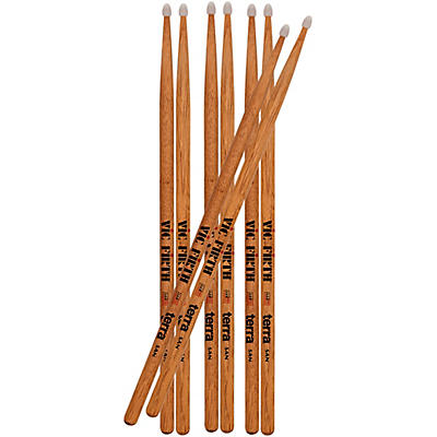 Vic Firth American Classic Terra Series Drum Sticks Value 4-Pack