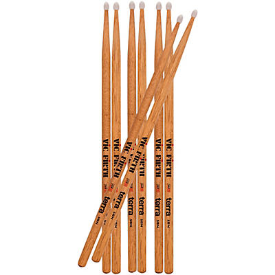 Vic Firth American Classic Terra Series Drum Sticks Value 4-Pack