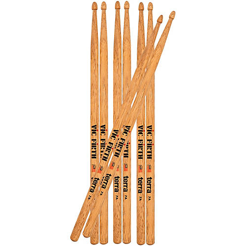 Vic Firth American Classic Terra Series Value 4-Pack 7A Wood