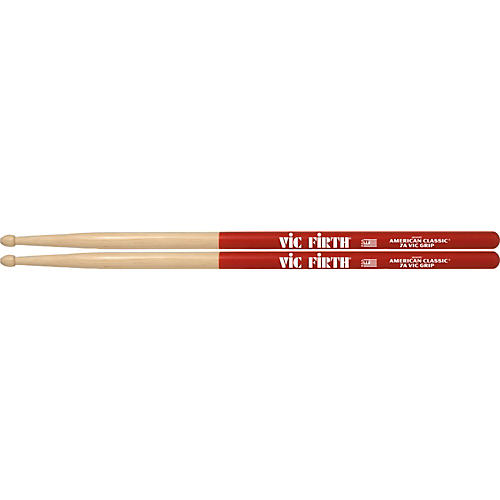 Vic Firth American Classic Vic Grip Hickory Drum Sticks 7A Wood