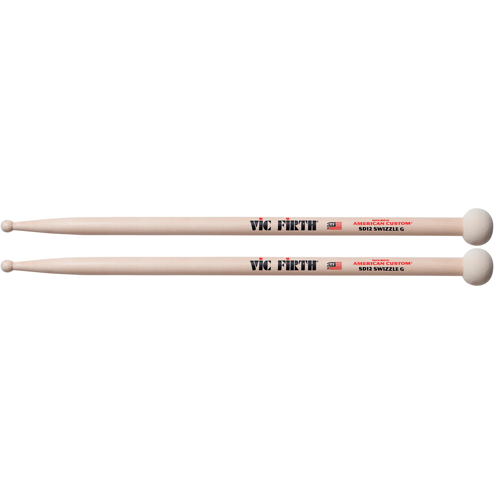 Vic Firth American Custom SD12 Swizzle G Drumsticks Musician's Friend