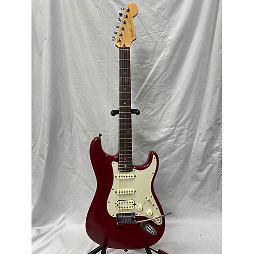 Fender American Deluxe Fat Stratocaster Solid Body Electric Guitar Red