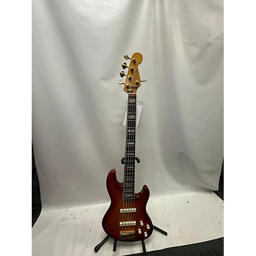 Fender American Deluxe Jazz Bass Electric Bass Guitar flamed maple top