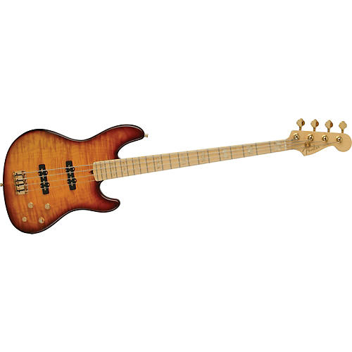 American Deluxe Jazz Bass Flamed Maple Top