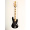 American Deluxe Jazz Bass V 5-String Electric Bass Level 2 Black, Maple Fretboard 888365781211
