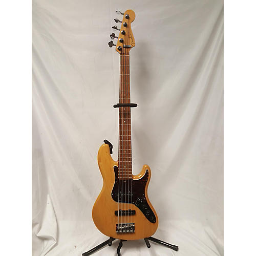 Fender American Deluxe Jazz Bass V Electric Bass Guitar Natural