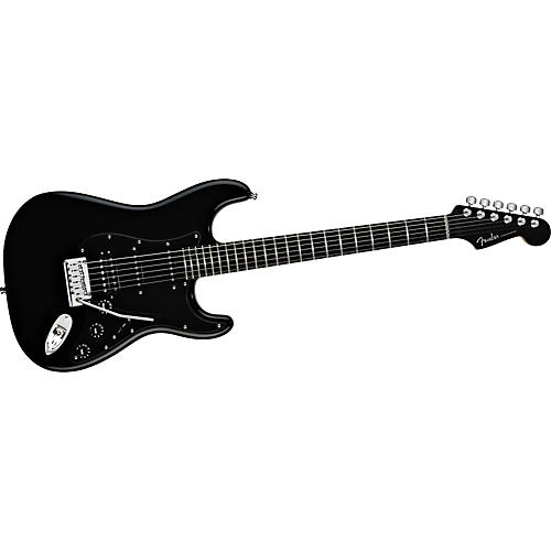 American Deluxe None-More-Black Stratocaster