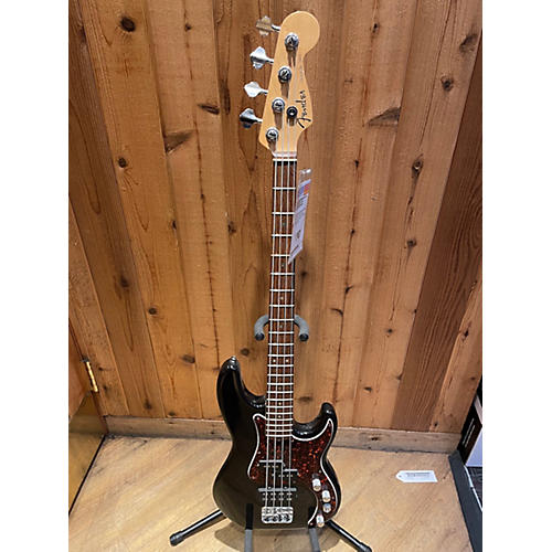 Fender American Deluxe Precision Bass Electric Bass Guitar Black