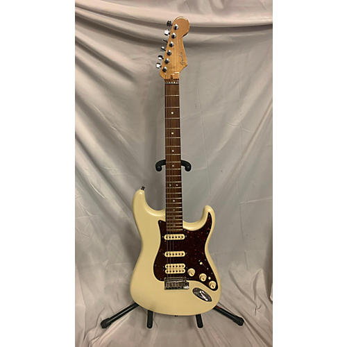 Fender American Deluxe Stratocaster HSS Solid Body Electric Guitar Olympic White