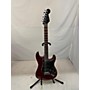 Used Fender American Deluxe Stratocaster HSS Solid Body Electric Guitar Wine Red