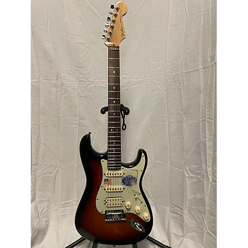 Fender American Deluxe Stratocaster HSS Solid Body Electric Guitar 3 Tone Sunburst