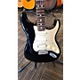 Used Fender American Deluxe Stratocaster Plus HSS Solid Body Electric Guitar Black and White