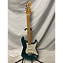 Used Fender American Deluxe Stratocaster Solid Body Electric Guitar Trans Teal