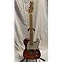 Used Fender American Deluxe Telecaster Solid Body Electric Guitar aged cherryburst