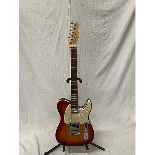 Fender American Deluxe Telecaster Solid Body Electric Guitar 3 Tone Sunburst