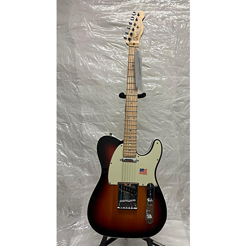 Fender American Deluxe Telecaster Solid Body Electric Guitar Tobacco Sunburst